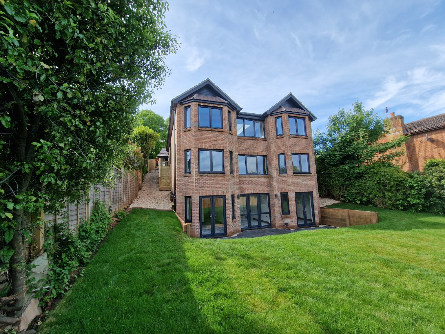 Completed three-storey residential building built by CMD in Exmouth