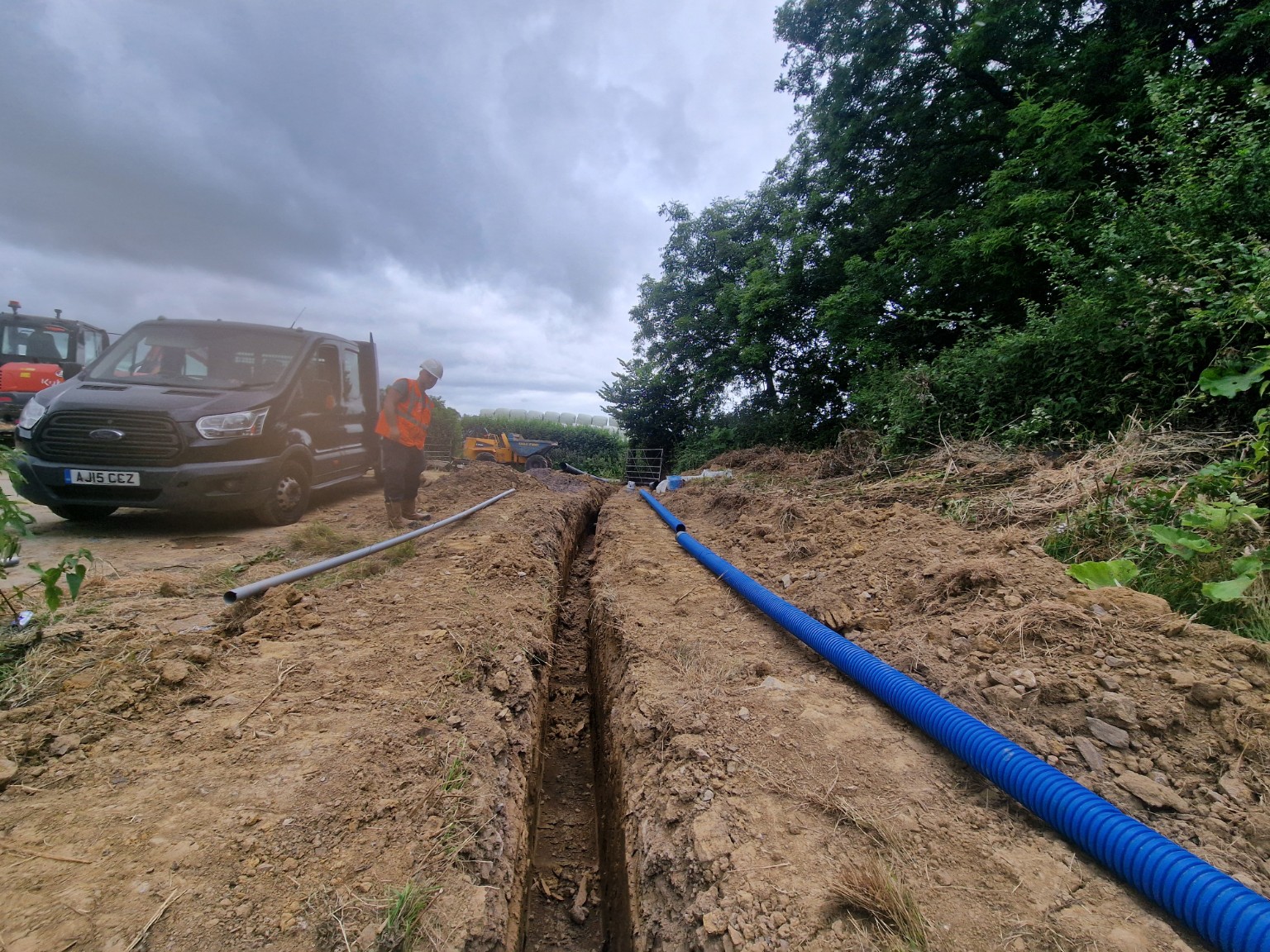 Utility duct installation