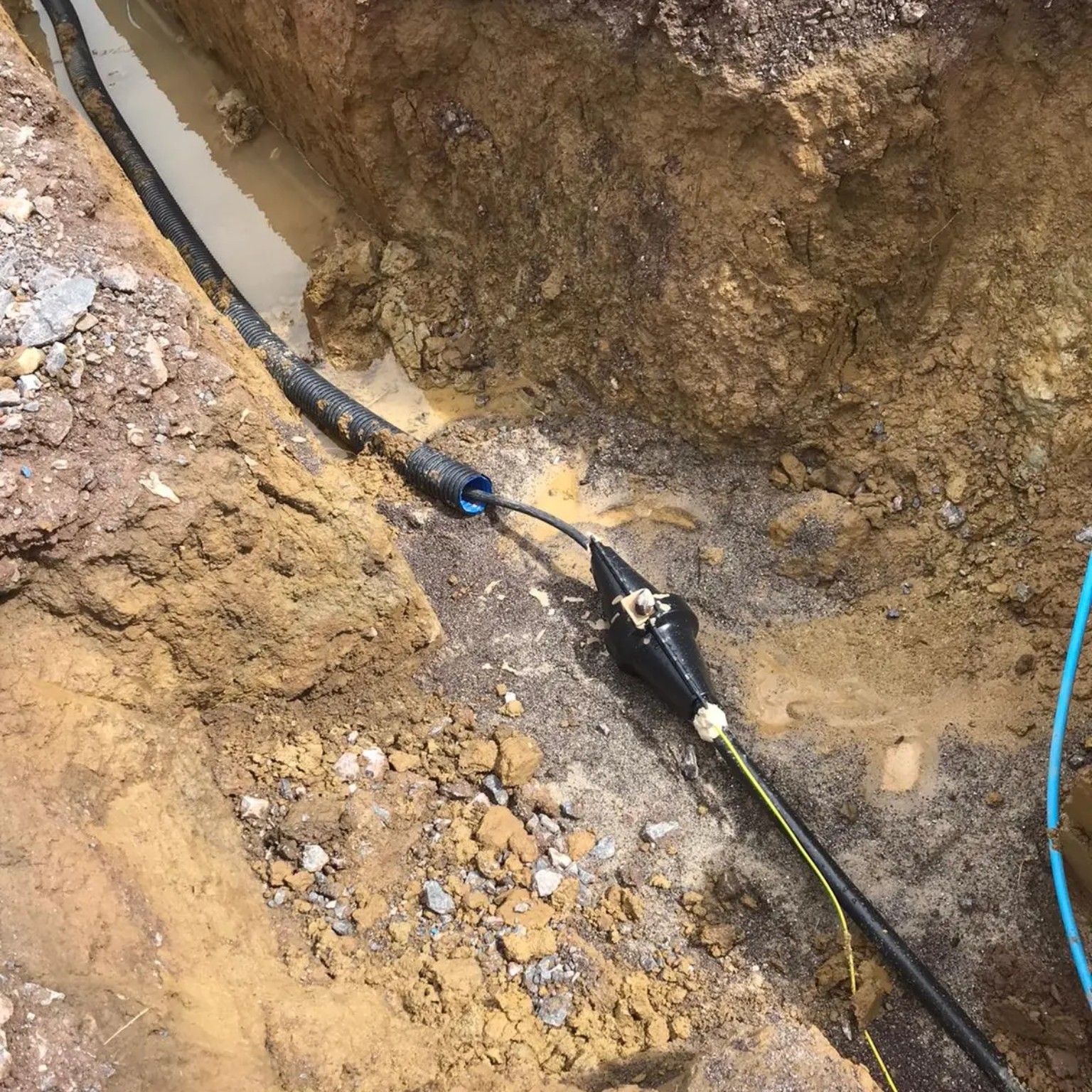 Underground service joint