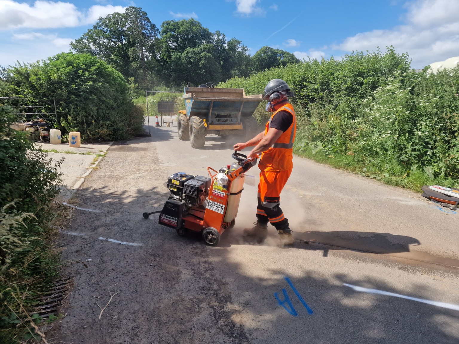 Asphalt compaction